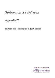 Srebrenica: Prologue, Chapter 1, Section 1