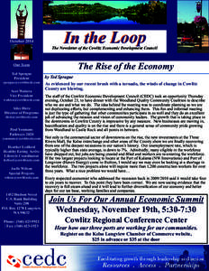 October[removed]In the Loop The Newsletter of the Cowlitz Economic Development Council