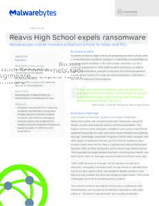 Reavis High School expels ransomwareReavis High School expels ransomware