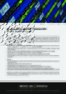 Programmierer Beckhoff Siemens SPS