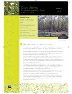 Case studies Bill, Marcia and Angus Moore, ‘Nowley’, Burren Junction NSW PROPERTY DETAILS Location: 70 kilometres west of