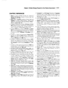 Chapter 3-Global Change Research in the Federal Government  CHAPTER 3 REFERENCES 1. Bernabo, C.J., Science and Policy Associates, Inc., testimony at -S ~f~ the House Committee on Science, Space, and ‘EXhnology, May 19,