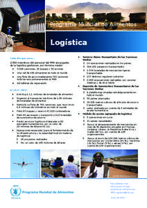 Programa Mundial de Alimentos UNAMID/Albert Gonzalaz Farran Logística UNAMID/Albert Gonzalaz Farran