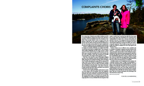 complaints choirs  Nordic Reach™ [ISSN: [removed]No.22, Vol. 20, September, 2007, is published quarterly, four times per year, in February, June, September and November, by Swedish News, Inc., New York. Periodicals