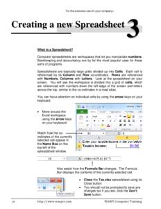 Basic Excel 2010 extracted page
