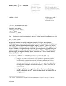 SAN FRANCISCO-CA Motor Voter - Final Notice Letterwith Hinz