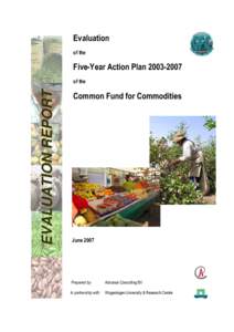 Evaluation of the Five-Year Action Plan[removed]EVALUATION REPORT