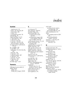 index Symbols A  _ (underscore) 34