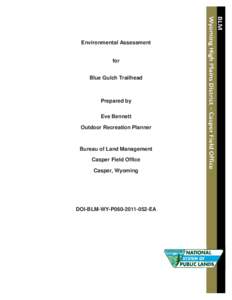 Environmental Assessment  for Blue Gulch Trailhead  Prepared by