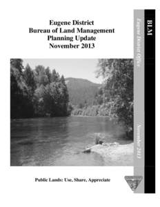 Bureau of Land Management / Conservation in the United States / United States Department of the Interior / Wildland fire suppression / Riparian zone / Environmental impact assessment / Federal Land Policy and Management Act / Environment / Earth / Water