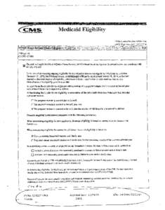 Medicaid Eligibility OMB Control Number[removed]l9!l2(e)(l4) 42CFR[removed]