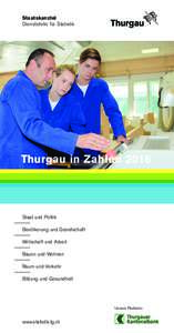 Staatskanzlei Dienststelle für Statistik Thurgau in ZahlenStaat und Politik