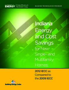 BUILDING TECHNOLOGIES PROGRAM  Indiana Energy and Cost Savings