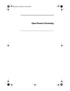 Rosen_fm Page i Wednesday, June 23, 2004 9:04 PM  Open Source Licensing Rosen_fm Page ii Wednesday, June 23, 2004 9:04 PM