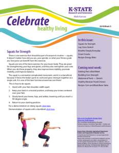 Celebrate healthy living Walk KansasWeek 5