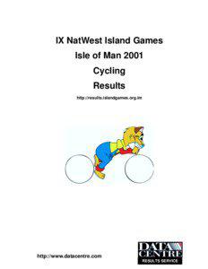 IX NatWest Island Games Isle of Man 2001 Cycling