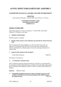 Least developed countries / Member states of the African Union / Member states of the United Nations / Africa / African /  Caribbean and Pacific Group of States / International trade / Anders Wijkman / John Bowis / ACP–EU Joint Parliamentary Assembly / International relations / Political geography / Landlocked countries