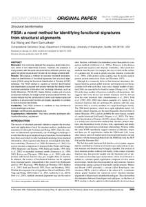 BIOINFORMATICS  ORIGINAL PAPER Vol. 21 no[removed], pages 2969–2977 doi:[removed]bioinformatics/bti471