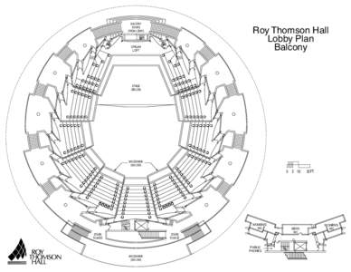 BALCONY STAIRS (FROM LOBBY) Roy Thomson Hall Lobby Plan