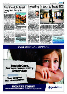 NEWS The Australian Jewish News – jewishnews.net.au Friday, March 20, [removed]
