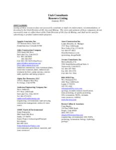 Geography of the United States / Salt Lake City / Golder Associates / South Jordan / Salt Lake City metropolitan area / Wasatch Front / Utah