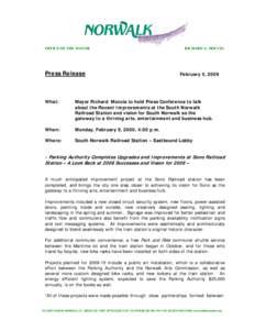 OFFICE OF THE MAYOR  Press Release RICHARD A. MOCCIA