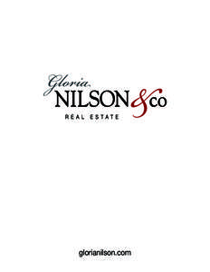 glorianilson.com  Gloria Nilson & Co. Real Estate About Gloria Nilson &