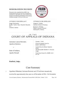 MEMORANDUM DECISION Oct, 9:37 am Pursuant to Ind. Appellate Rule 65(D), this Memorandum Decision shall not be regarded as precedent or cited before any court except for the