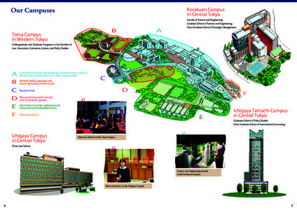 Our Campuses  Korakuen Campus in Central Tokyo Faculty of Science and Engineering Graduate School of Science and Engineering
