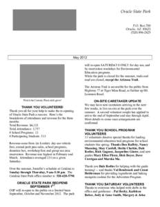 Volunteer Newsletter May 2012