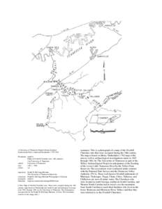 A University of Tennessee Digital Library Database Southeastern Native American Documents, [removed]Document: mm014 [Map of Overhill Cherokee sites, 18th century], / the University of Tennessee author: