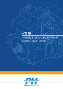 PM10 VARIABLE DISPLACEMENT PUMP CLOSED LOOP CIRCUIT T