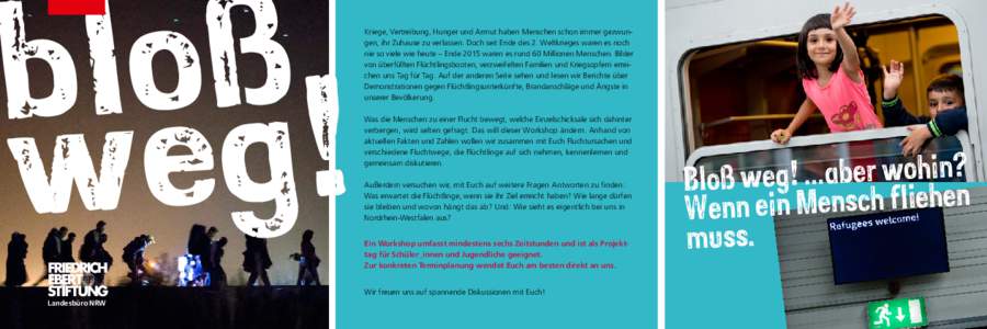 Kriege, Vertreibung, Hunger und Armut haben Menschen schon immer gezwungen, ihr Zuhause zu verlassen. Doch seit Ende des 2. Weltkrieges waren es noch nie so viele wie heute – Ende 2015 waren es rund 60 Millionen Mensch