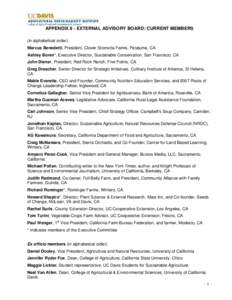 Land management / University of California /  Davis / University of California / California Polytechnic State University / Michael Pollan / Sustainable agriculture / Agroecology / Robert Craig McNamara / University of Maryland College of Agriculture and Natural Resources / Association of Public and Land-Grant Universities / Agriculture / Environment