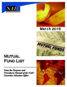 0DUFKMutual Fund List from the Purposes and Procedures Manual of the NAIC