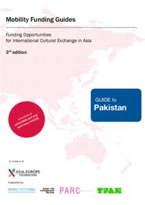 Mobility Funding Guides Funding Opportunities for International Cultural Exchange in Asia 3rd edition  GUIDE to