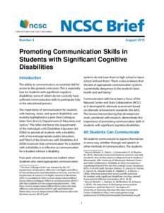 Microsoft Word - NCSC Brief 4 text