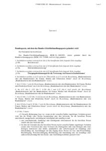 179/ME XXIII. GP - Ministerialentwurf - Gesetzestext  1 von 3 Entwurf