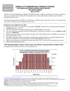 Weekly Influenza Surveillance Report