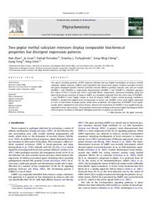 Phytochemistry[removed]–39  Contents lists available at ScienceDirect Phytochemistry journal homepage: www.elsevier.com/locate/phytochem