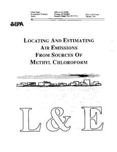 Organochlorides / Halogenated solvents / Chloroform / Clean Air Act / 1 / 1 / 1-Trichloroethane / AP 42 Compilation of Air Pollutant Emission Factors / 1 / 2-Dichloroethane / Trichloroethylene / United States Environmental Protection Agency / Chemistry / Pollution / Air pollution