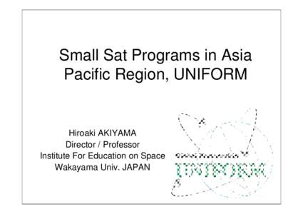 Microsoft PowerPoint - [Day3-19][ReportsByAPRSAF]Prof.Akiyama.ppt [互換モード]