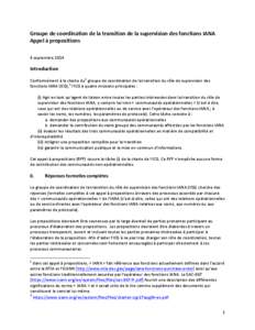 Groupe	
  de	
  coordination	
  de	
  la	
  transition	
  de	
  la	
  supervision	
  des	
  fonctions	
  IANA	
  	
   Appel	
  à	
  propositions	
  	
   	
   8	
  septembre	
  2014	
    Introduction