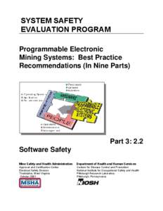 Mine Safety and Health Administration (MSHA) – ACC -System Safety Evaluation Program -