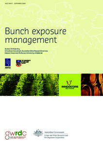 FAC T SHEE T  SEPTEMBER 2009 Bunch exposure management