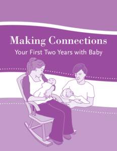 Making Connections Your First Two Years with Baby Copyright 2009, Healthy Child Manitoba This book is based on Growing Healthy Together: Birth To Two Years, 2nd edition, a publication produced by Toronto Public Health. 