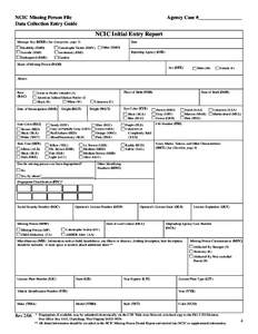 National Crime Information Center / Law enforcement / Criminal Justice Information Services Division / Vehicle registration plate / Law / Criminal records / Federal Bureau of Investigation / Government