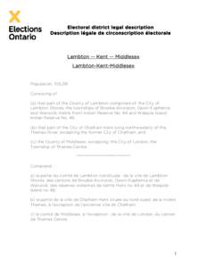 Strathroy-Caradoc / Lambton—Kent—Middlesex / Brooke-Alvinston / Lambton—Kent / Dawn-Euphemia / Walpole Island / Lambton Shores / Kent / Middlesex / Ontario / Provinces and territories of Canada / Chatham–Kent