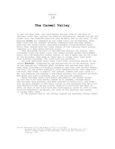 Microsoft Word - Carmel Valley Dramatic Past _2_