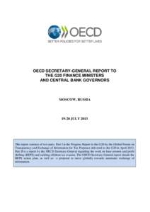 Financial regulation / International finance / Tax evasion / Economics / International taxation / Global Forum on Transparency and Exchange of Information for Tax Purposes / Organisation for Economic Co-operation and Development / FATF blacklist / Tax haven / Offshore finance / Business / International economics